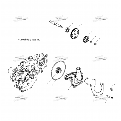 Water Pump A04ch68ac/Af/Ah/Aj