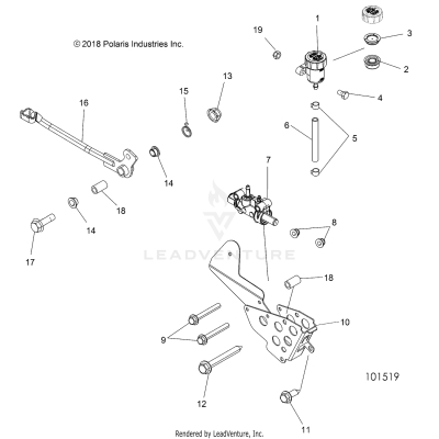 BRAKES, BRAKE PEDAL and MASTER CYLINDER - A19SYE95BV [101519]