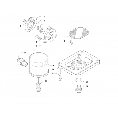 OIL FILTER/PUMP ASSEMBLY