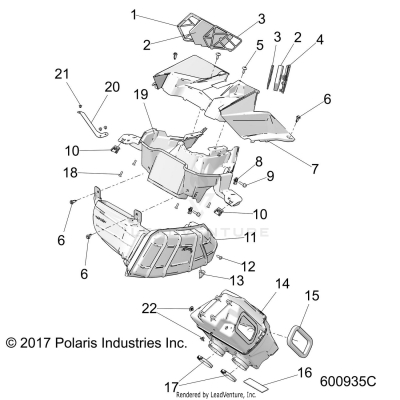 ENGINE, AIR INTAKE SYSTEM - S20EKL8RS ALL OPTIONS (600935C)