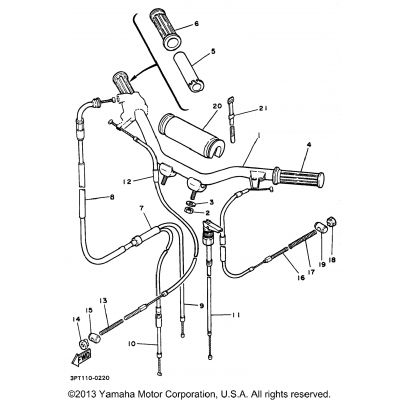 Steering Handle Cable