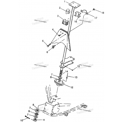 Steering Post Xpress 300 & Xpress 400L W97ca38c