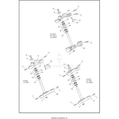FORK BRACKETS, FRONT