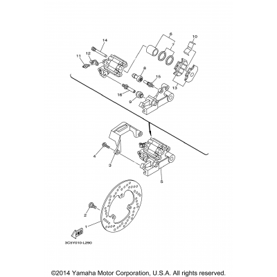 Rear Brake Caliper