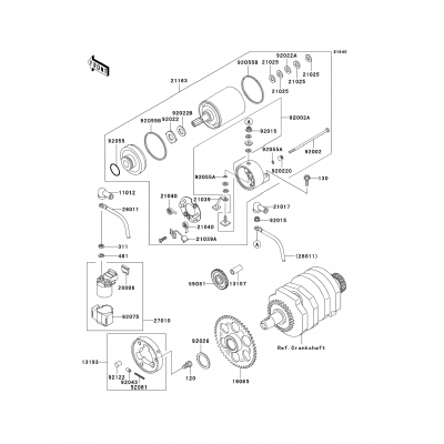 Starter Motor(F15/F16)