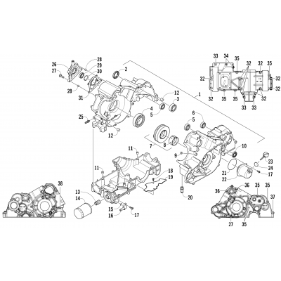 CRANKCASE ASSEMBLY