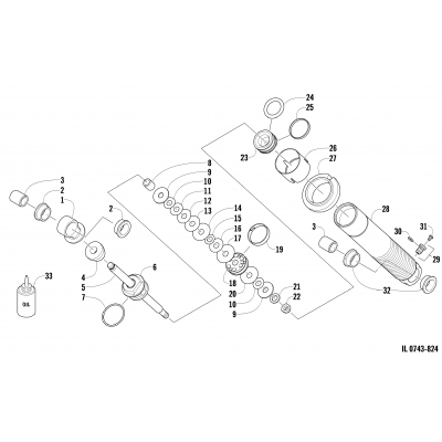 FRONT SUSPENSION SHOCK ABSORBER