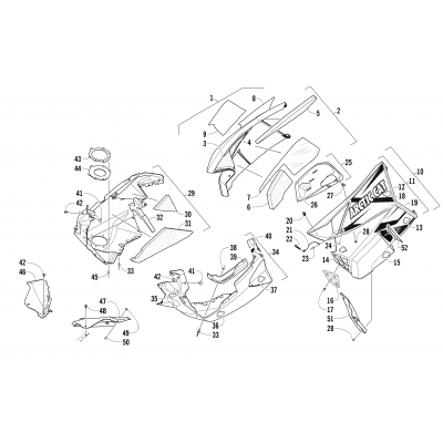 SKID PLATE AND SIDE PANEL ASSEMBLY