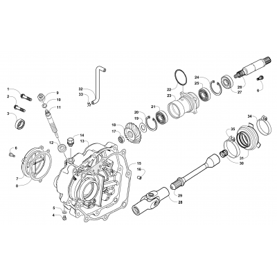 TRANSMISSION CASE ASSEMBLY