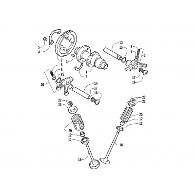 CAMSHAFT/VALVE ASSEMBLY