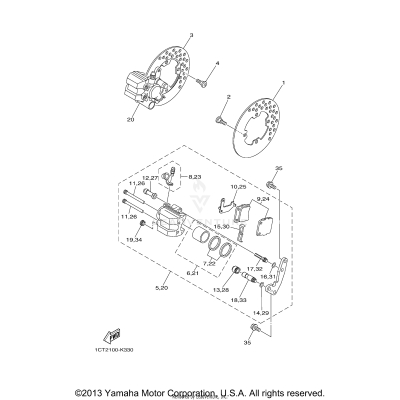 FRONT BRAKE CALIPER