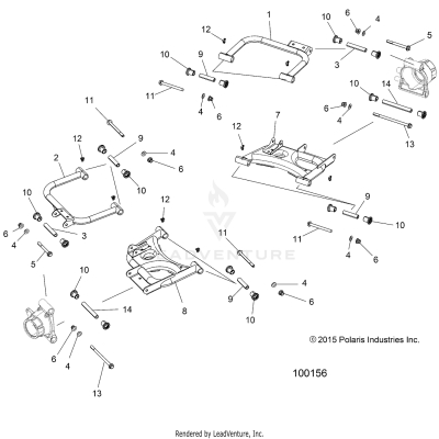 SUSPENSION, REAR CONTROL ARMS - A19DBA50A5 (100156)
