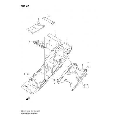 REAR FENDER UPPER