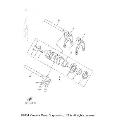 Shift Cam Fork