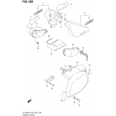 FRAME COVER (VL1500L4 E33)