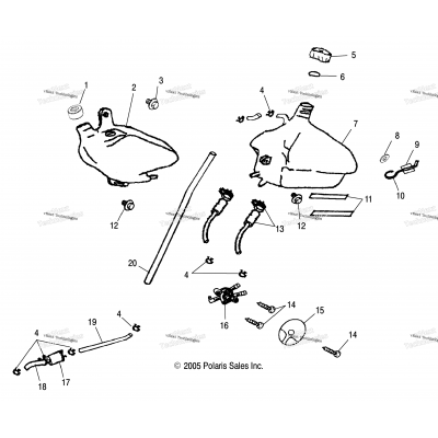 Oil Tank/Fuel Tank /Cb