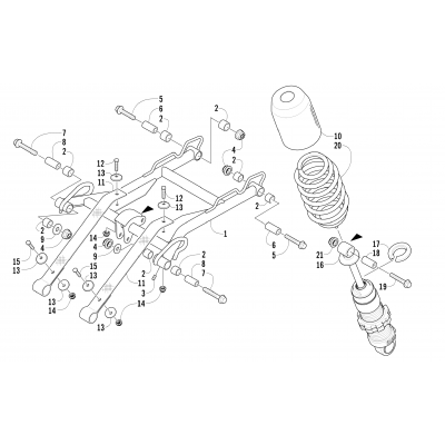 REAR SUSPENSION FRONT ARM ASSEMBLY