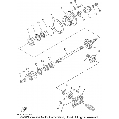 Middle Drive Gear