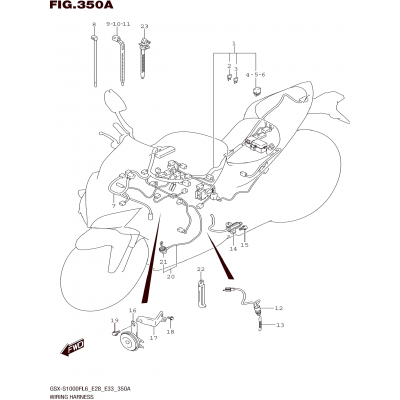 WIRING HARNESS (GSX-S1000FL6 E33)