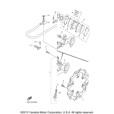 Rear Brake Caliper