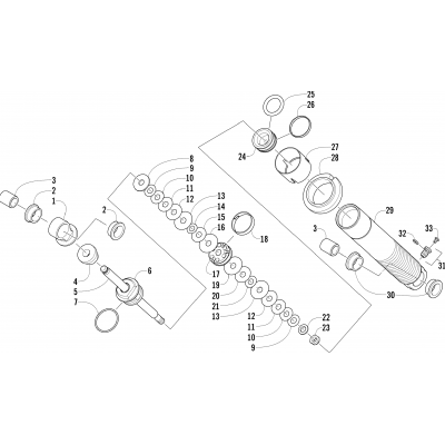 FRONT SUSPENSION SHOCK ABSORBER