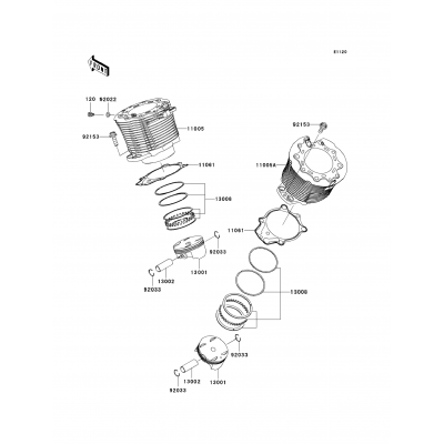 Cylinder/Piston(s)