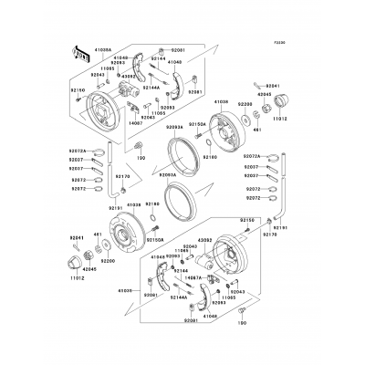 Front Hubs/Brakes