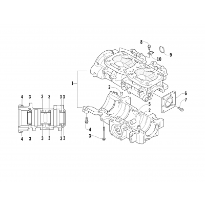 CRANKCASE ASSEMBLY