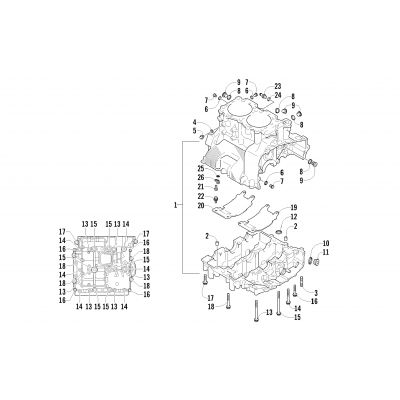 CRANKCASE ASSEMBLY