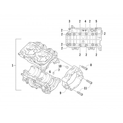 CRANKCASE ASSEMBLY