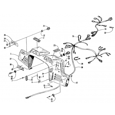 CONSOLE, SWITCHES, AND WIRING ASSEMBLIES