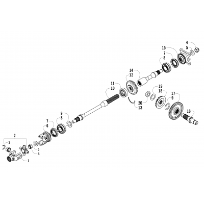 SECONDARY DRIVE ASSEMBLY