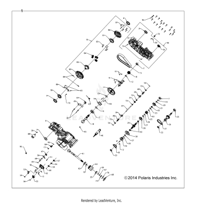 DRIVE TRAIN, MAIN GEARCASE - A19SWE57B1 (49ATVGEARCASE1333274)