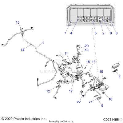 ELECTRICAL, HARNESS - A25SXR95AM (C0211466-1)