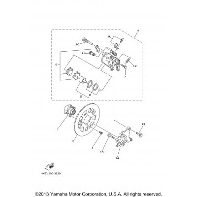 Rear Brake Caliper