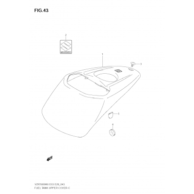 FUEL TANK UPPER COVER