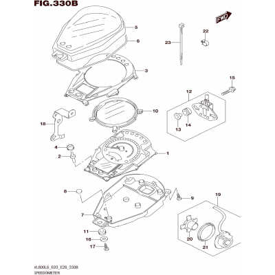 SPEEDOMETER (VL800L6 E28)