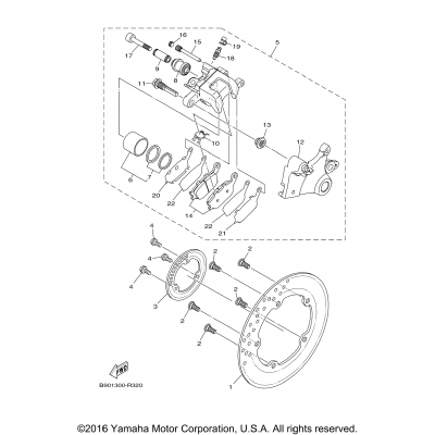 Rear Brake Caliper