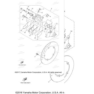 Rear Brake Caliper