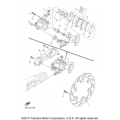 Rear Brake Caliper