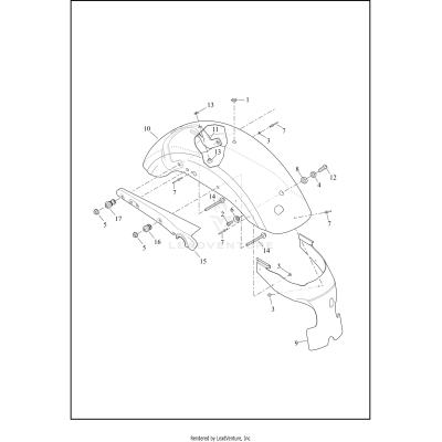FENDERS, REAR - XL1200T