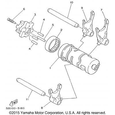 Shift Cam Fork