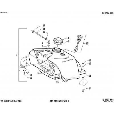 GAS TANK ASSEMBLY