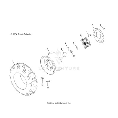 WHEEL, FRONT - A06CD32AA/AB/AC (4994169416B14)