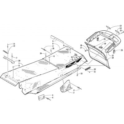 TUNNEL AND REAR BUMPER