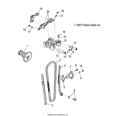 ENGINE, VALVE CAM - A25YPA20A4 (49ATVVALVE08PHX)
