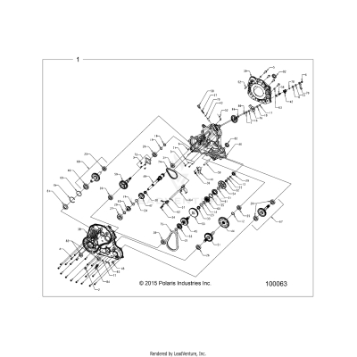 DRIVE TRAIN, MAIN GEARCASE - A19SVS95CR/ER (100063)