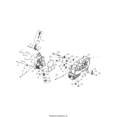 ENGINE, CRANKCASE - A25YKA11N1/N5 (A00045)