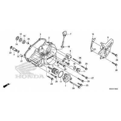 LEFT CRANKCASE COVER