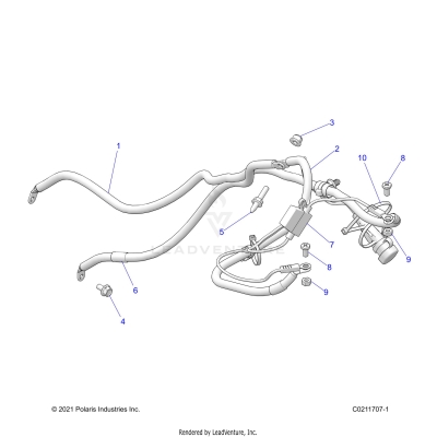 ELECTRICAL, BATTERY CABLE - A25SLE95KN/KF (C0211707-1)